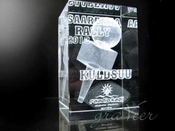 3D logo kristallkuubik