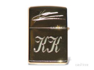 Zippo monog.+allkiri