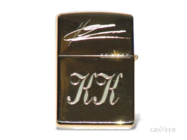 Zippo monog.+allkiri