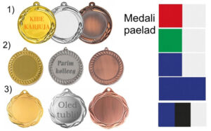 Graveeritud medalid erinevateks elusündmusteks