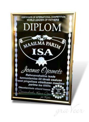 Graveeritud Diplom