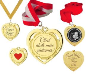 Südamemedal emale
