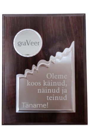 Graveeritud tänuplaat