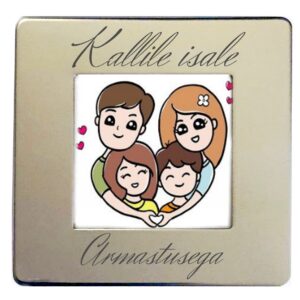 Graveeritud külmkapimagnet