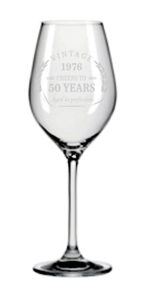 Veini pokaal, 470 ml, graveeringuga